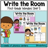 1st Grade Wonders Unit 5 Phonics / Spelling Write the Room