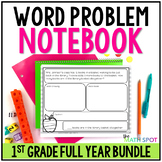 1st Grade Word Problem Notebook Bundle