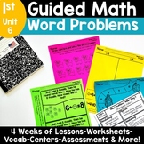 1st Grade Word Problems Addition Subtraction 1.OA.1 1.OA.2