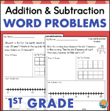1st Grade Word Problems Addition & Subtraction Within 20 S