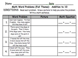 1st Grade Word Problems GALORE!