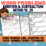 1st Grade Word Problems Math Worksheets / Addition & Subtr