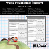 1st Grade Word Problems: Money