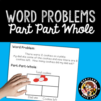 Preview of 1st Grade Word Problems - Part Part Whole