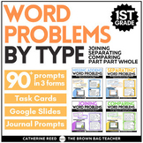 1st Grade Word Problems by Type BUNDLE: Joining, Separatin