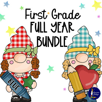 Preview of 1st Grade Worksheets BUNDLE Printable and Digital BOOM Cards