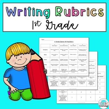 Preview of 1st Grade Writing Rubrics: Narrative, Opinion, and Informative