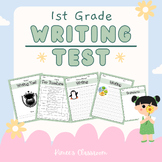 1st Grade Writing Test | First Grade Writing Evaluation | 