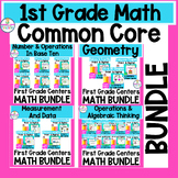 1st Grade YEAR LONG Math Centers | Digital and Print | 126