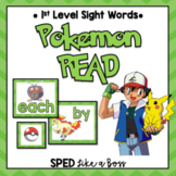 1st Level Sight Words Pokemon READ!