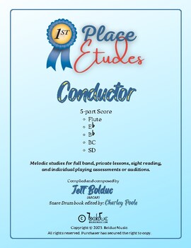Preview of 1st Place Etudes - Conductor Score