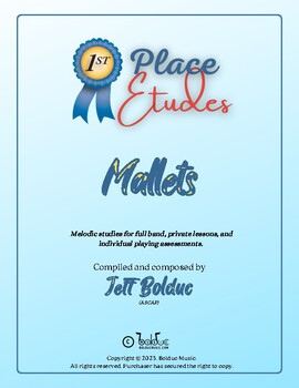 Preview of 1st Place Etudes - Mallet Book