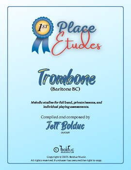 Preview of 1st Place Etudes - Trombone-Bar BC Book