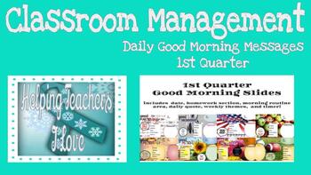 Preview of 1st Quarter Daily Morning Slides