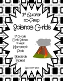 5th Grade Earth Science Grids - 1st Quarter Homework Pack 