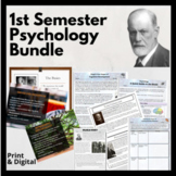 1st Semester Psychology Curriculum Bundle: Print & Digital