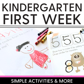 Preview of Back To School Bootcamp Bundle for Kindergarten - Reading & Math Themed Units