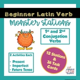 1st and 2nd Conjugation Latin Verb Endings Activities