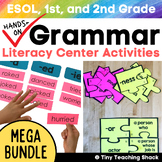 1st and 2nd Grade ELA Centers, Grammar Games & Literacy Ce