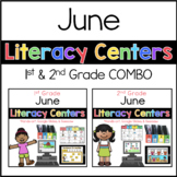 1st and 2nd Grade June Literacy Centers