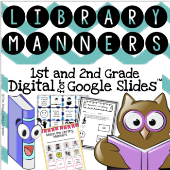 Preview of 1st and 2nd Grade Library Manners