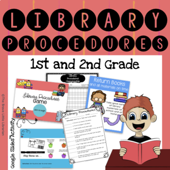 Preview of 1st and 2nd Grade Library Procedures