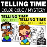 1st and 2nd Grade Math Puzzles | Telling Time to the Hour,
