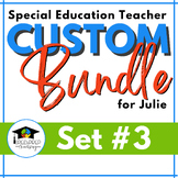 Special Education Teacher Resource Boom Card Bundle-Custom Set #3