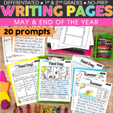 1st and 2nd Grade May Writing Prompts | Spring Writing | P