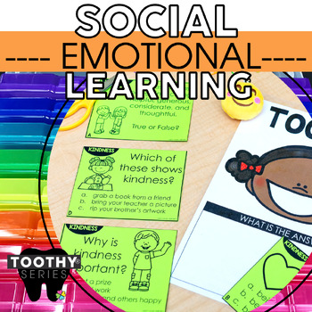 Preview of 1st and 2nd Grade Social Emotional Learning Toothy® Bundle | SEL Activities