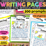 Writing Prompts with Pictures and Word Bank - 1st & 2nd Gr