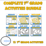 Year Long 1st grade Activities & Games Bundle