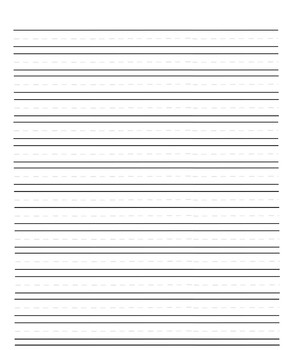 1st grade Lined writing papers by Head heart and Art Teaching Resources