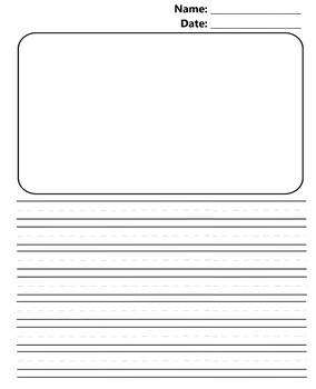 1st grade lined writing papers by head heart and art teaching resources