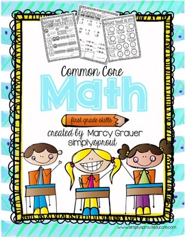 Preview of 1st grade No Prep Common Core Math Skills Practice