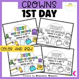 1st Day of Kindergarten Crown Craft Printable | Back to Sc