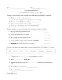 1st or 2nd grade Pronouns Worksheet or Assessment-Common C