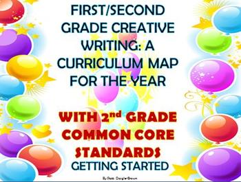 Preview of 1st/2nd Grade Creative Writing Curriculum Map & Common  Core - Getting Started!