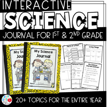 Preview of Science Journal 1st and 2nd Grade  (TEKS & CCSS Aligned)