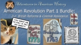 American Revolution Part 1 Bundle- Stamp Act, Boston Massa