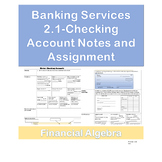 2.1 Checking Accounts, Financial Algebra, checks, check re