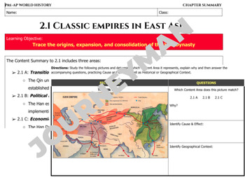 Preview of 2.1 Classical Empires in East Asia Chapter Summary