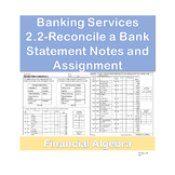 2.2 Reconciling A Bank Statement, Financial Algebra, Balan