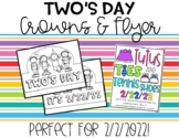 2/22/22 Two's Day Crowns- Freebie