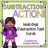 2 & 3 Digit Subtraction Task Cards