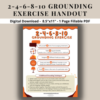 2-4-6-8-10 Grounding Exercises (PDF) – Mental Health Center Kids