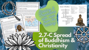 Preview of 2.7-C Spread of Buddhism and Christianity on Pre-AP World History and Geography