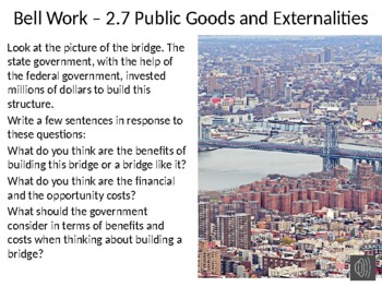 Preview of 2.7 Public Goods & Externalities PowerPoint (Economics)