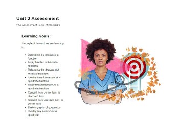 Preview of 2.8 MCF3M  Unit 2 Assessment