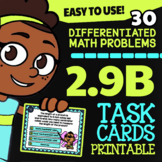 Math TEK 2.9B ★ Converting Units of Measurement ★ 2nd Grade Task Cards